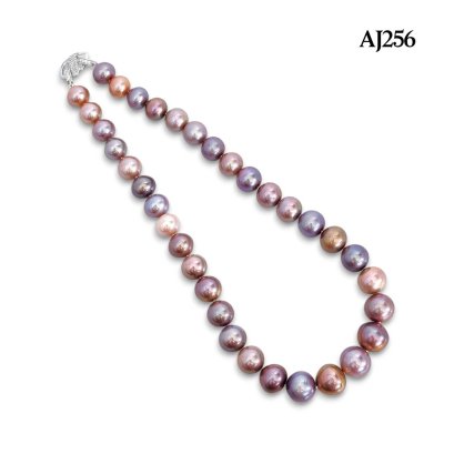 Approx. 12.2 - 15.3 mm, Edison Pearl, Graduated Pearl Necklace