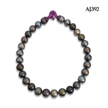 15.0 - 15.8 mm, Tahitian Pearl, Uniform Pearl Necklace