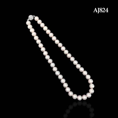Approx. 9.5 - 10.0 mm, Akoya Pearl, Uniform Pearl Necklace