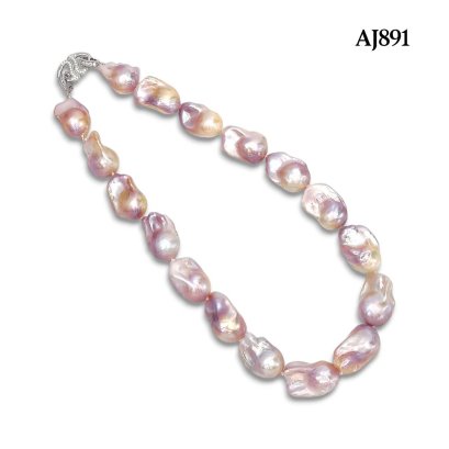 Approx. 12.0 - 13.0 mm, Freshwater Pearl, Graduated Pearl Necklace