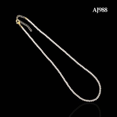 Approx. 3.0 mm, Freshwater Pearl, Uniform Pearl Necklace