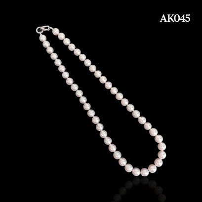 8.0 - 9.8 mm, Akoya Pearl, Graduated Pearl Necklace