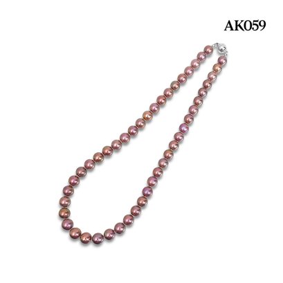 Approx. 8.0 - 8.9 mm, Edison Pearl, Graduated Pearl Necklace