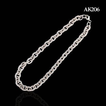 Approx. 2.5 mm, Freshwater Pearl, "The Pop Star" Pearl & Chain Necklace Collection