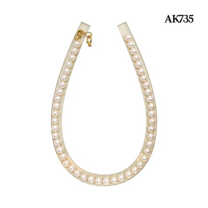 Approx. 8.7 - 8.9 mm, Hanashinju, Akoya Pearl, Uniform Pearl Necklace