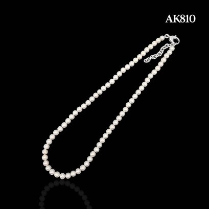 Approx. 6.0 - 6.5  mm, Freshwater Pearl, Uniform Pearl Necklace