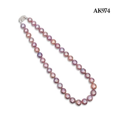 Approx. 10.8-11.7 mm, Freshwater Pearl, Graduated Pearl Necklace