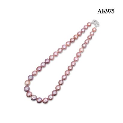 Approx. 9.8-11.6 mm, Freshwater Pearl, Graduated Pearl Necklace