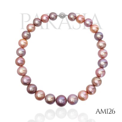 14.3 mm - 18.4 mm, Edison Pearl, Graduated Pearl Necklace