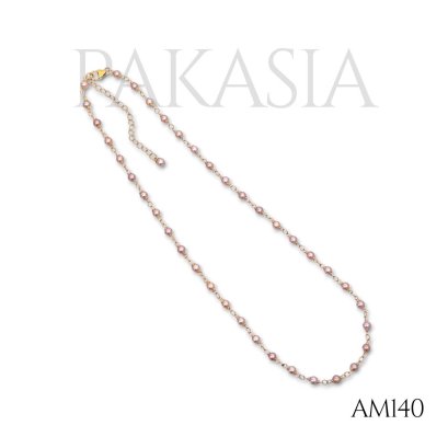 Approx. 3.5 mm up, Freshwater Pearl, Station Pearl Necklace