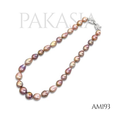 10.4 mm - 14.3 mm, Edison Pearl, Graduated Pearl Necklace