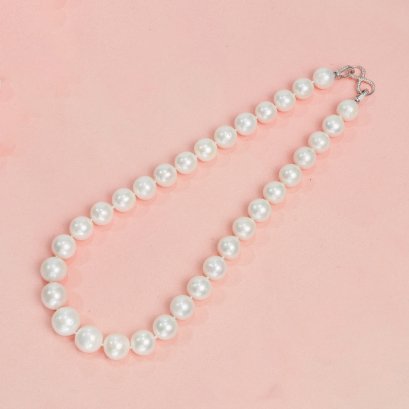 11.0 - 13.0 mm, Edison Pearl, Graduated Pearl Necklace