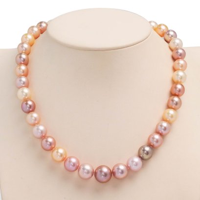 Approx.10.0 - 12.0 mm, Edison Pearl, Graduated Pearl Necklace