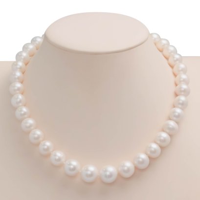 Approx. 11.0 - 14.00 mm, Edison Freshwater Pearl, Graduated Pearl Necklace