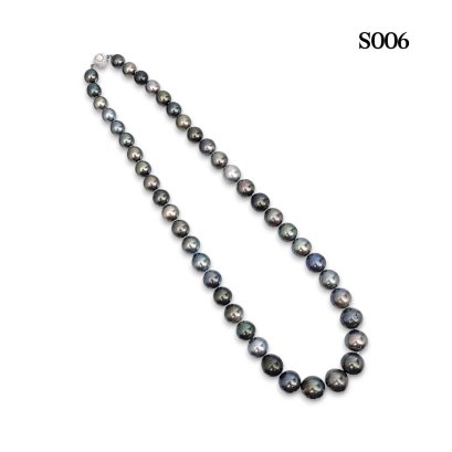 Approx. 8.0 - 13.0 mm, Tahitian Pearl, Graduated Pearl Necklace