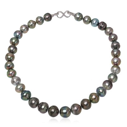 สร้อยคอไข่มุกล้วน Tahitian Pearl ยาว 18.0"