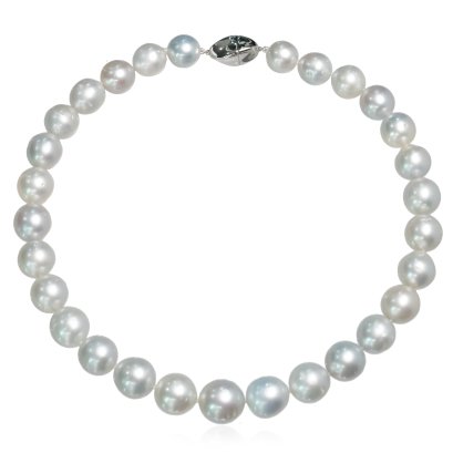 13.18 - 16.71 mm, White South Sea Pearl, Graduated Pearl Necklace