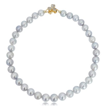 Approx. 11.91 - 13.87 mm, White South Sea Pearl, Graduated Pearl Necklace