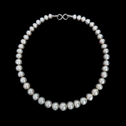 8.55 - 13.86 mm, White South Sea Pearl, Graduated Pearl Necklace