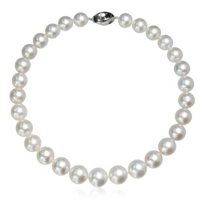 (PSL) 13.0 - 16.2 mm, Aurora Phoenix, Graduated Pearl Necklace