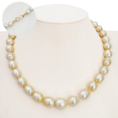 Approx. 9.0 - 14.0 mm, South Sea Pearl, Graduated Pearl Necklace