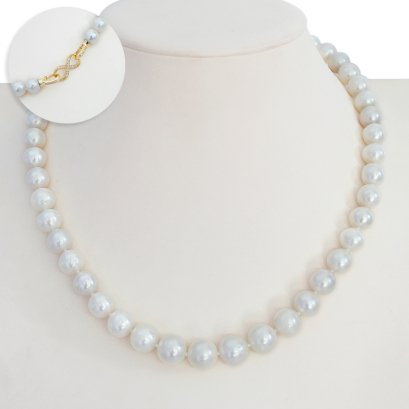 Approx. 9.0 - 11.7 mm, South Sea Pearl, Graduated Pearl Necklace