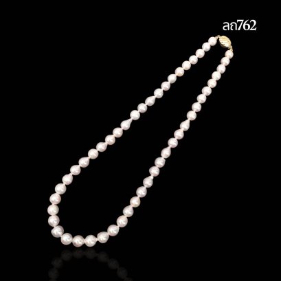 Approx.6.90 - 8.98 mm, Akoya Pearl, Graduated Pearl Necklace
