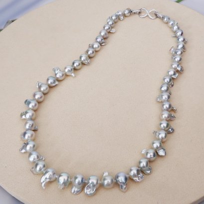 7.30-9.46 mm, MOJO Pearl, Graduated Pearl Necklace