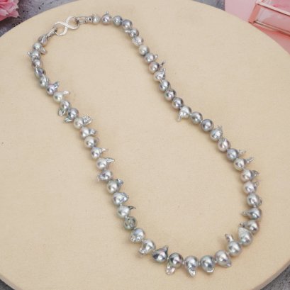 Approx. 6.0-9.0 mm, MOJO Pearl, Graduated Pearl Necklace