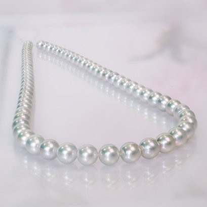 (PSL) Approx.6.0-6.5 mm, Aurora Blue Rose, Strand Pearl