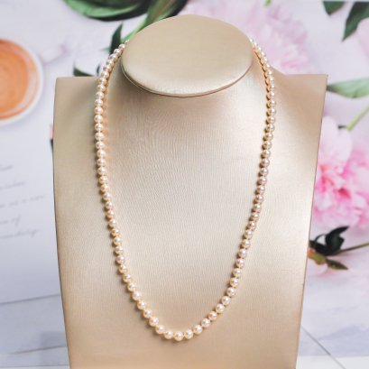 Approx. 4.0 mm, Freshwater Pearl, Uniform Necklace