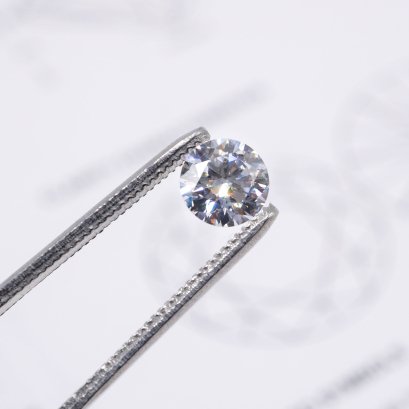 (IGI) 6.57 - 6.62 x 3.92 mm, Laboratory Grown Diamond (Round Brilliant, HPHT, 1.04 ct, D, VS 1)