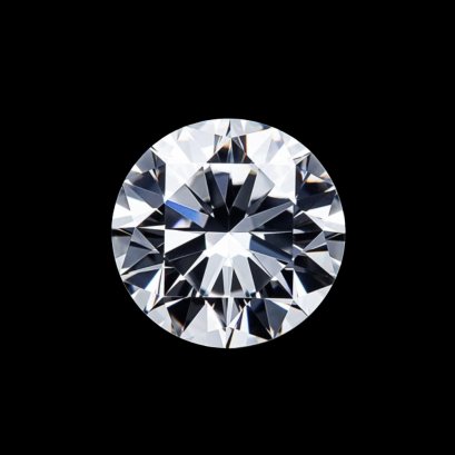 (IGI) 2.65 ct., Laboratory Grown Diamond (Round Brilliant, HPHT, 1.33 ct and 1.32 ct, D, VVS 2), Six Prongs Solitaire Pearl Diamond Stud Earrings