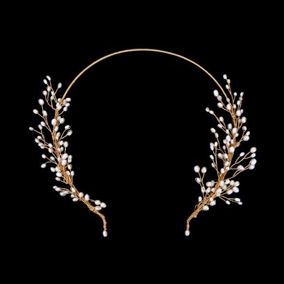 Approx. 2.0 - 3.0 mm, Freshwater Pearl, Pearl Branch Head Band