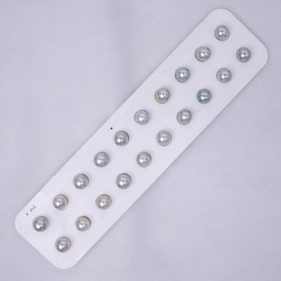 (มี Clip สินค้า) ไข่มุก Tahitian Pearl จับคู่ สีเทาเข้ม ยก Lot