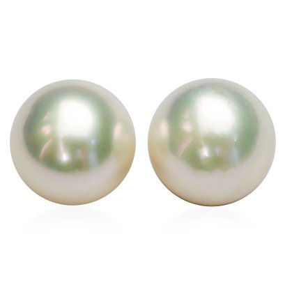 (PSL) 12.3 mm, Aurora Phoenix, Pair Pearl