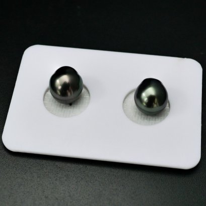 8.66-8.79 mm, Tahitian Pearl, Pair Pearl