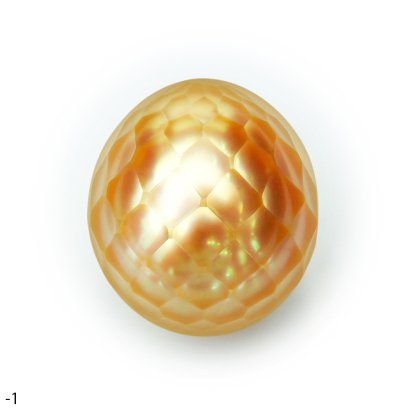 Approx. 12.0 mm, Hanashinju Pearl, Gold South Sea Pearl, Single Loose Pearl