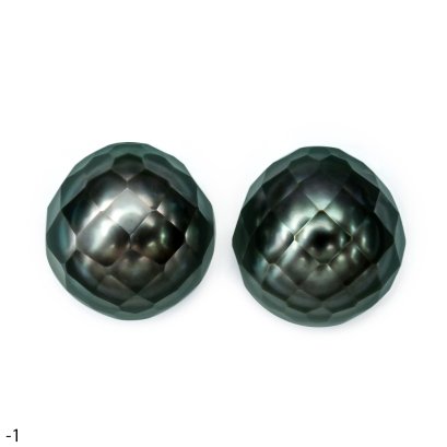 Approx. 8.0 mm, Hanashinju Pearl, Tahitian Pearl, Pair Pearl