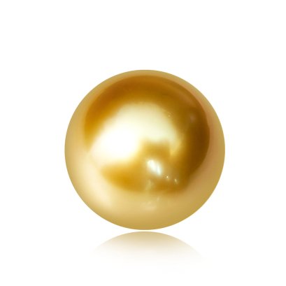 (PSL) Approx. 15.3 mm, Amami - Ohshima, Aurora Chakin, South Sea Pearl, Single Loose Pearl