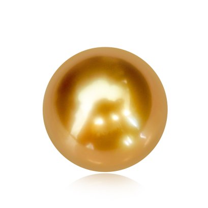 15.1 mm, Amami - Ohshima, Gold South Sea Pearl, Single Loose Pearl