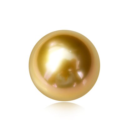 15.12 mm, Amami - Ohshima, Gold South Sea Pearl, Single Loose Pearl