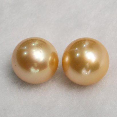 Approx. 13.9-14.5 mm, South Sea Pearl, Pair Pearl