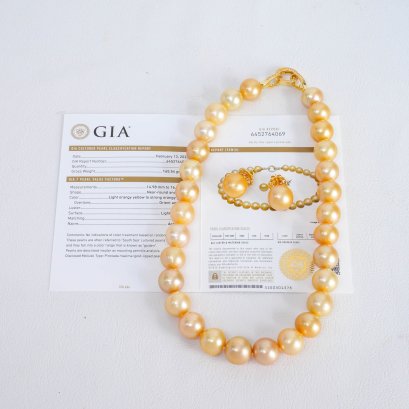 (GIA) ผลิตภัณฑ์ไข่มุก South Sea Pearl จัดเซต