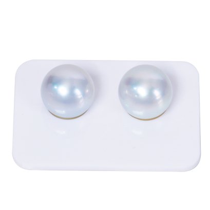 (PSL) ไข่มุก South Sea จับคู่ Aurora Phoenix พร้อมใบรับรอง