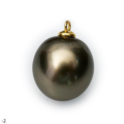 Approx. 12.0 mm, Tahitian Pearl, Pearl Drop