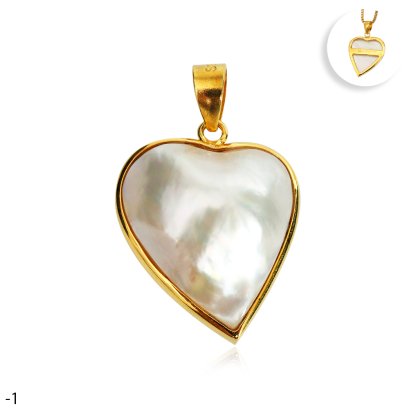 Approx. 15.0 - 17.0 mm, Mabe South Sea Pearl, Solitaire Pearl Pendant