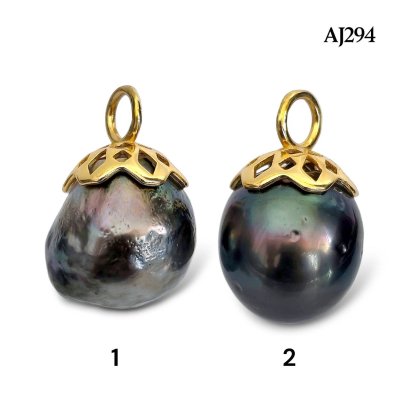 Approx. 13.0 - 14.0 mm, Tahitian Pearl, Solitaire Pearl Peandant