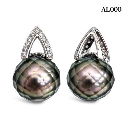 9.6 mm, Hanashinju, Tahitian Pearl, Miki Pearl Pendant