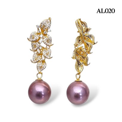 Approx. 11.0 mm, Edison Pearl, Chandelier Lilly Dangle Pearl Pendant